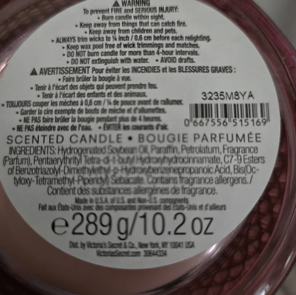 Victoria's Secret Tease Purple Candle - Picture 4 of 4